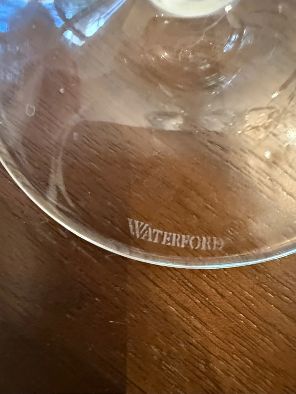 6 Waterford Lismore Essence Cut Crystal White Wine Glass - Clear Stemmed Goblet